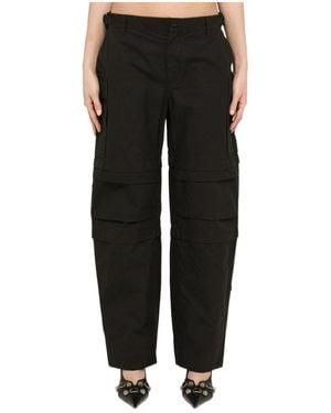 Wardrobe NYC Low-Rise Pocket Casual Pants - Black