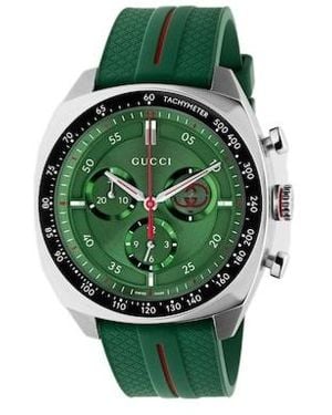Gucci Interlocking Watch, 41Mm - Green