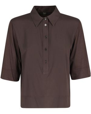 Seventy Buttoned Polo Shirt - Brown