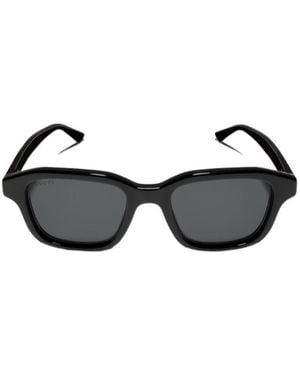 Gucci Rectangular-Frame Sunglasses - White