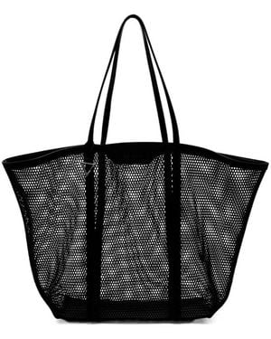 The Attico Via Del Mare Tote Bag - Black