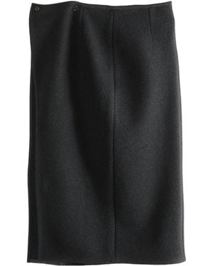 Rier Walker Wrap Skirt - Black