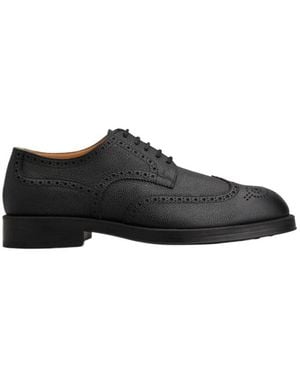 Tod's Leather Lace-Up Shoes - Black