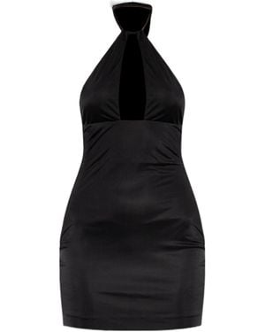 DSquared² Halter Neck Backless Dress - Black