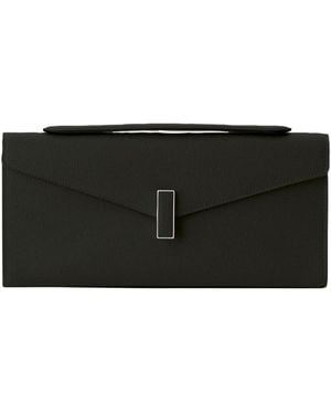 Valextra Goldchain Clutch - Black