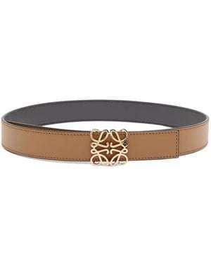 Loewe Leather Belt - White