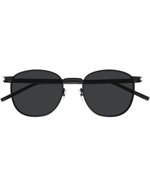 Saint Laurent Eyewear Round Frame Sunglasses - White