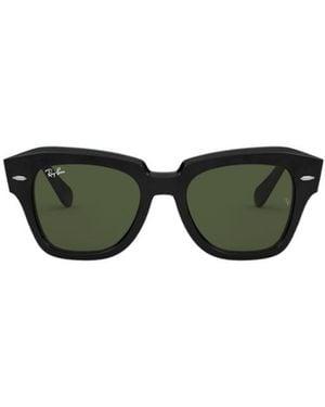Ray-Ban Logo Sunglasses - Green