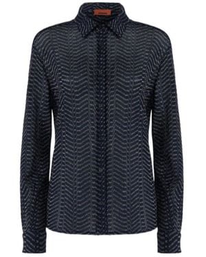 Missoni Long-Sleeve Shirt - Blue