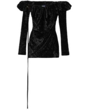 Jacquemus Short Pendant Mini Dress - Black