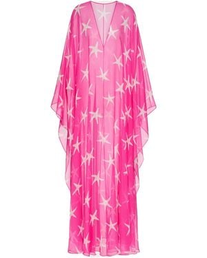 Valentino V-Neck Dress Skirt - Pink