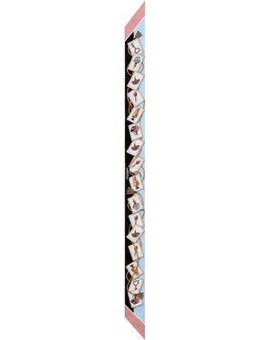 Dolce & Gabbana Floral Printed Scarf - White