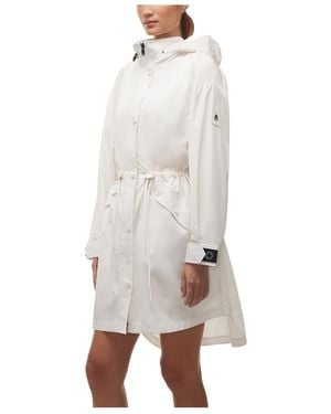 Moose Knuckles Drawstring Waist Windbreaker - White