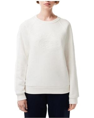 Lacoste Crewneck Sweatshirt - White