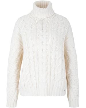 Herno Turtleneck Jumper - White