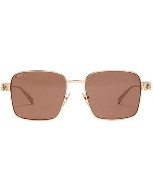 Gucci Square-Shaped Sunglasses - Pink