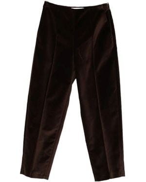 Marni Straight-Leg Pressed-Crease Trousers - Black