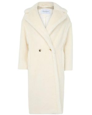 Max Mara Teddy Tedgirl Coat - White