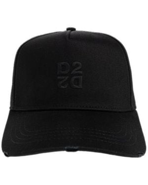 DSquared² Upside Down Baseball Cap - Black