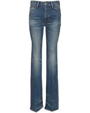 Tom Ford Japanese Stonewashed Flare-fit Jeans in Blue | Lyst