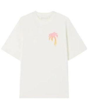 Palm Angels I Love Pa Printed T-Shirt - White