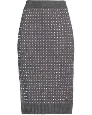 Sportmax Fitted Knit Midi Skirt - Grey