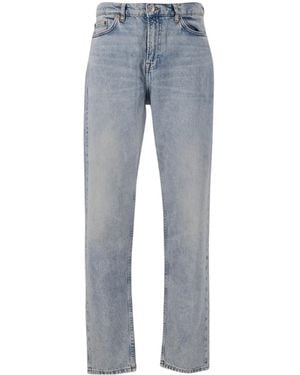 Samsøe & Samsøe Denim Trousers With Belt Loops - Blue