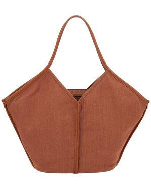 Hereu Top Handle Tote Bag - Brown