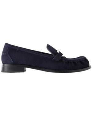 Ferragamo Maryan Suede Loafers - Blue