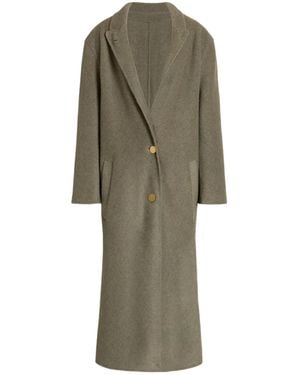 Alberta Ferretti Single-Breasted Coat - Green