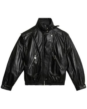 Isabel Marant Carole Vintage Leather Jacket - Black