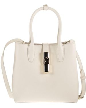 Furla Goccia Small Tote Bag - Natural
