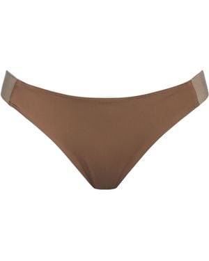 Rick Owens Solidcolor Stretch Bikini Bottom - Brown