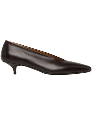Marsèll Marsèll Longiforma V-Neck Heeled Court Shoes - Brown