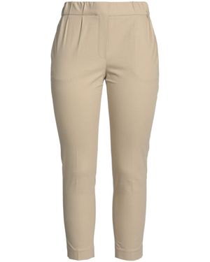Brunello Cucinelli Elastic Twill Waist-Tightening Trousers - Natural