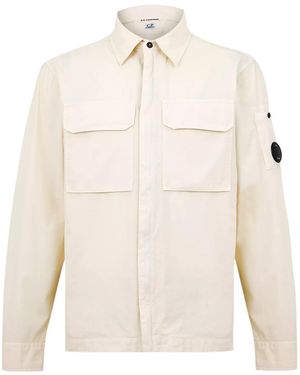 C.P. Company Gabard Overshirt - Natural