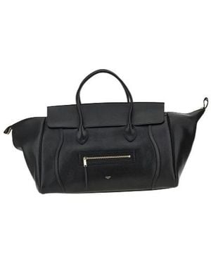 Celine Flap Shoulder Bag - Black