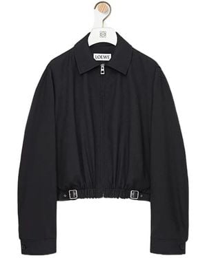 Loewe Belted Balloon Jacket - Black
