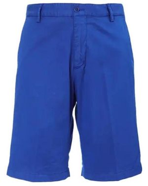Paul & Shark Straight Tube Slim Shorts - Blue