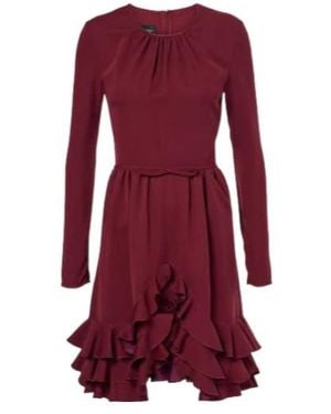 Giambattista Valli Ruffled Crêpe Minidress - Purple