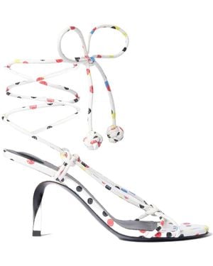 Jacquemus The Tourni Sandals - White