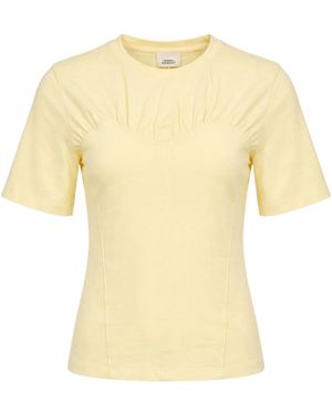 Isabel Marant Solid Colour T-Shirts - Yellow