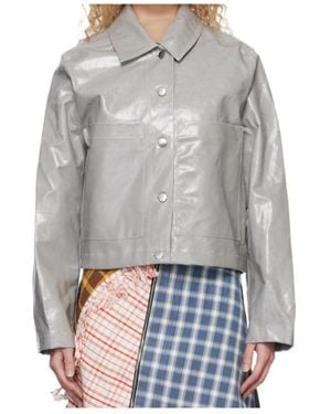 Song For The Mute Lapel Casual Jacket - Grey