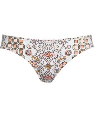 Tory Burch Floral Bikini Bottom - White
