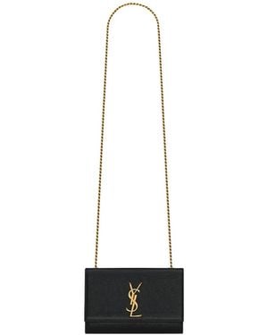 Saint Laurent Kate Small Crossbody Bag - White