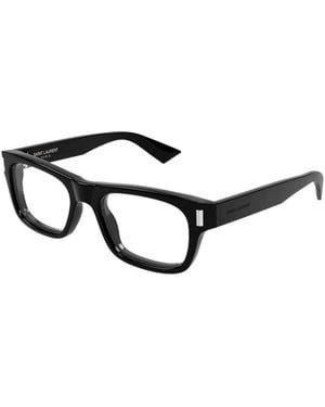 Saint Laurent Eyewear Rectangle Frame Glasses - White