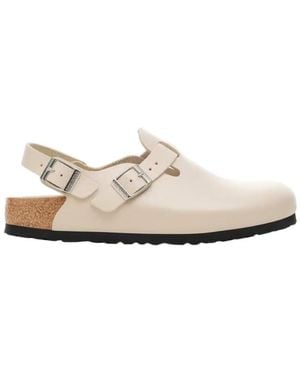 Birkenstock Tokio Ii Buckled Slides - White