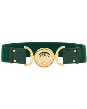 Versace Medusa 95 Elastic Belt - Green