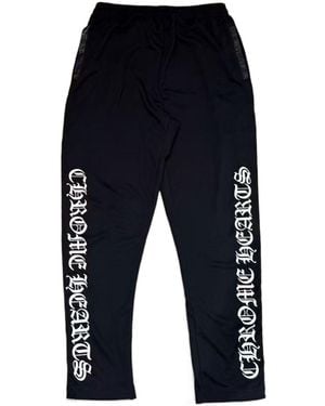 Chrome Hearts Elastic Waist Casual Trousers - Blue