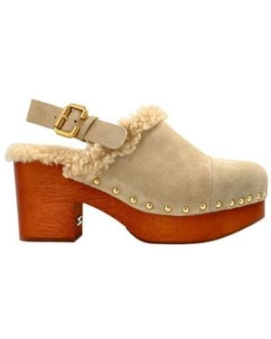Chloé Chloé Jeannette Wedge Clogs - Multicolor